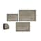 Ekena Millwork Rectangle, Closed Back, Vintage Farmhouse Shadow Box Shelves, Barnwood Decor Collection, PK3 DECR18SBRTCBGY - alternate 4